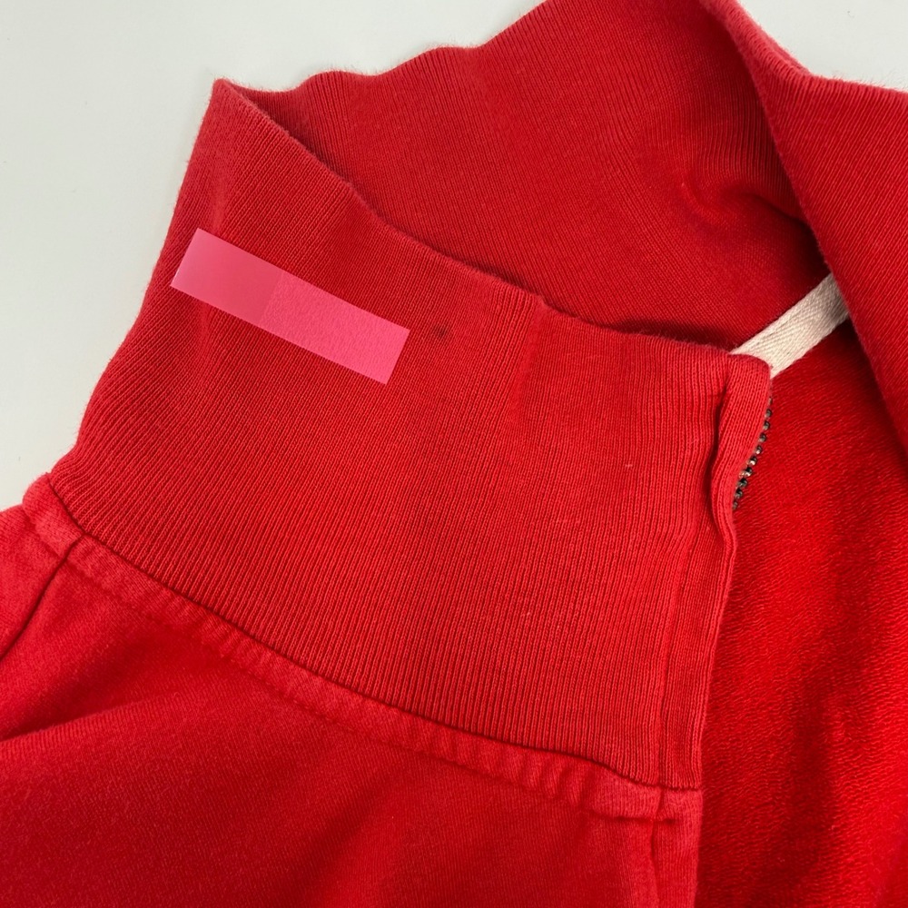 Polo Jeans Ralph Lauren Red Hibiscus Flower Print Women's Track Jacket Large - Picture 7 of 7